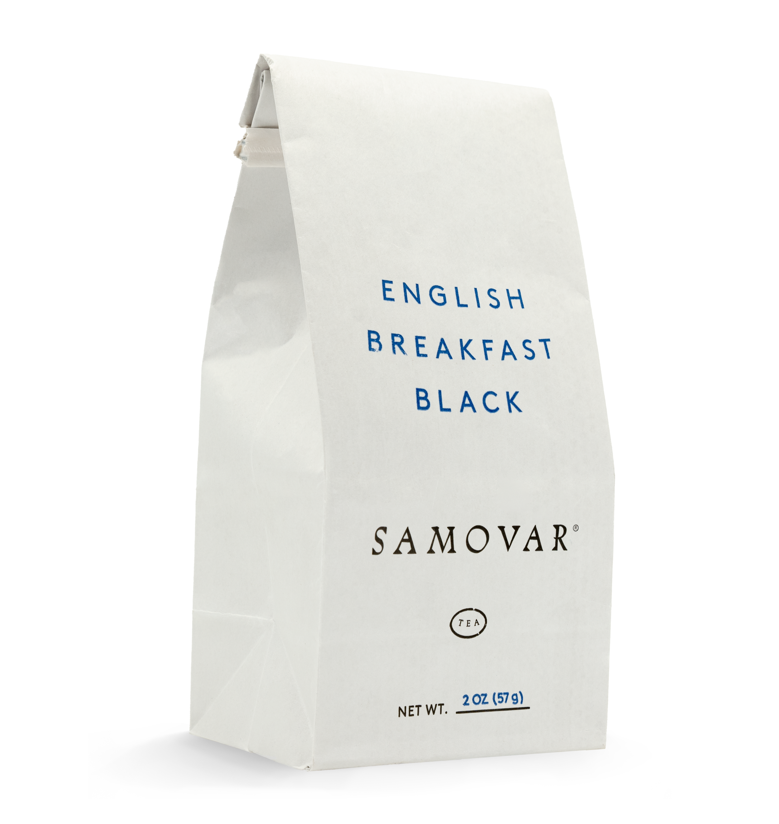 A English Breakfast tea bag, highlighting a classic tea preparation scene.
