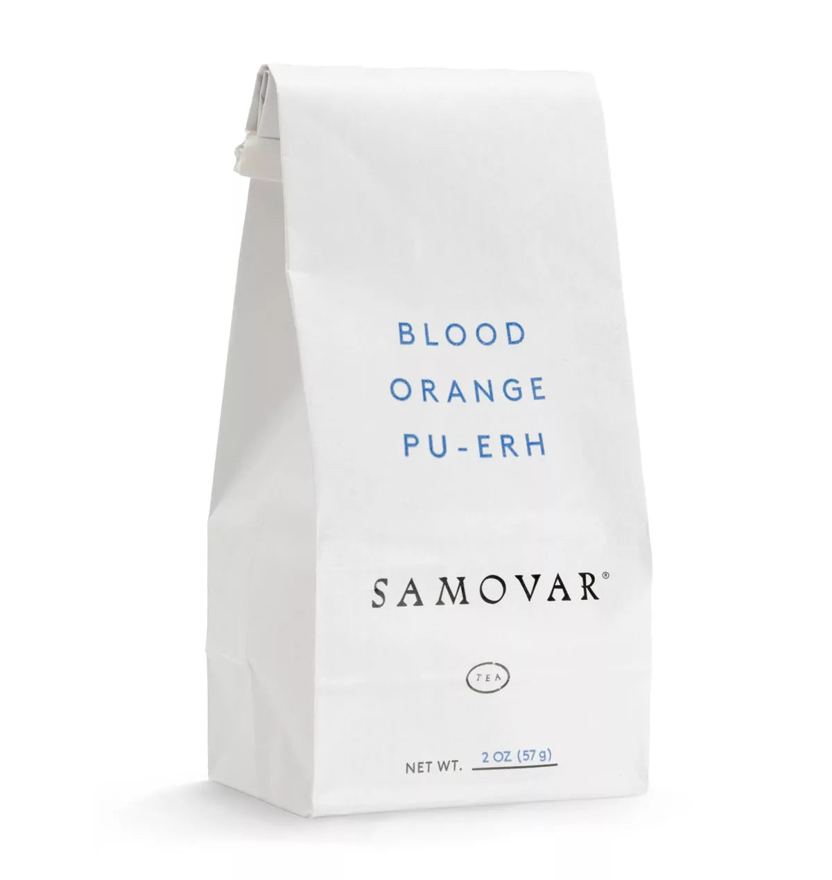 A samovar featuring blood orange pu-erh tea, illustrating the warm orange color and the essence of the tea blend.